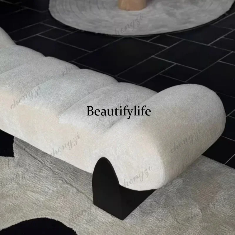 A74Front Room Hotel Stool Floor Modern Shoe Changing Stool Indoor Office Mueble Recibidor De Entrada Mid Century Furniture