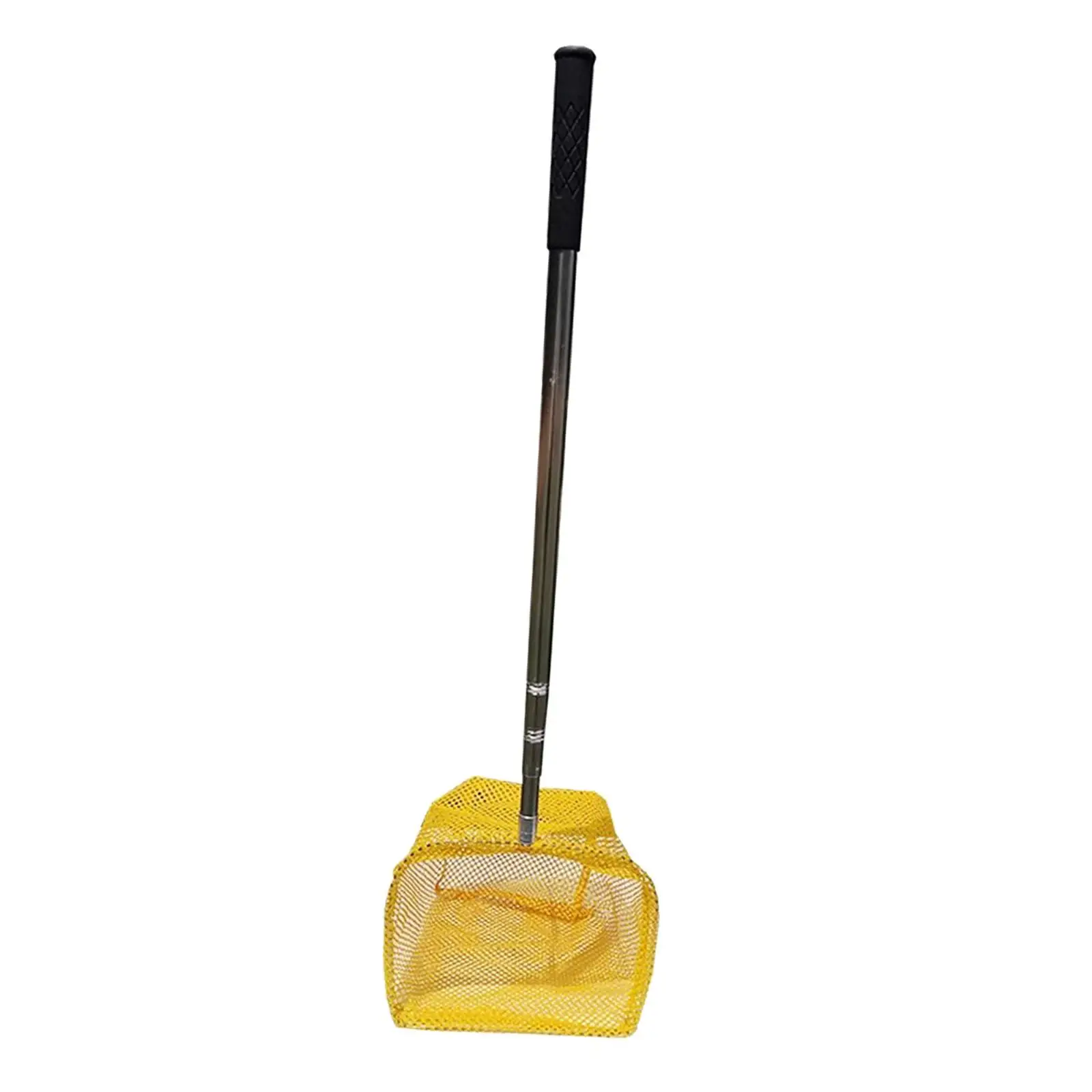 

Сетка-сачок для сбора теннисных шариков из нержавеющей стали с эргономичной ручкой для тренировок, для подбора шариков для пинг-понга, с сумкой для хранения