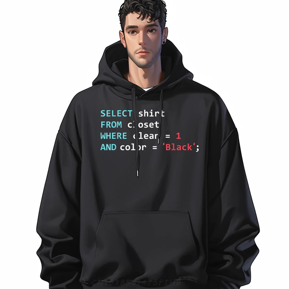 

Programmer Sql Query Geek Database Coding Graphic Sweatshirts Meme Hoodie Large Size Figures Pullover