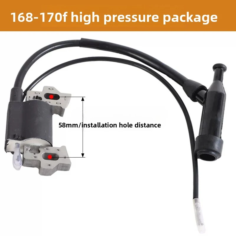 XMSJ Igniter High Voltage Package 160 168F 170F 188F GX160 GX200 Small  Engine Generator Micro Tiller Replacement Parts