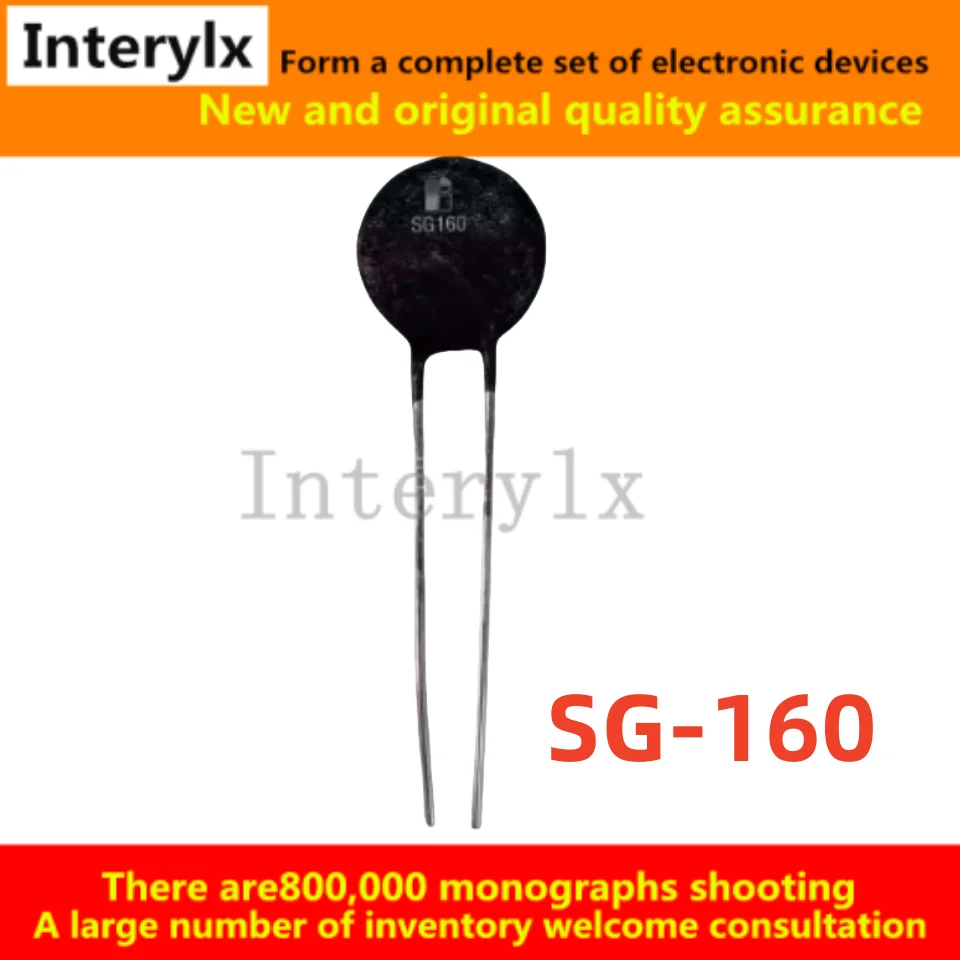 1-5Pcs/Lot Original Imported SG160 SG-160 2.5Ω 2.5 ohm 1A 265VAC 25mm Plug-in NTC Thermistor