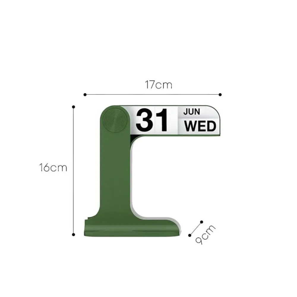 

Art Crafts INS Design Desktop Calendar Modern Simple Flipping Calendar Reusable Rotatable Desk Calendar Home