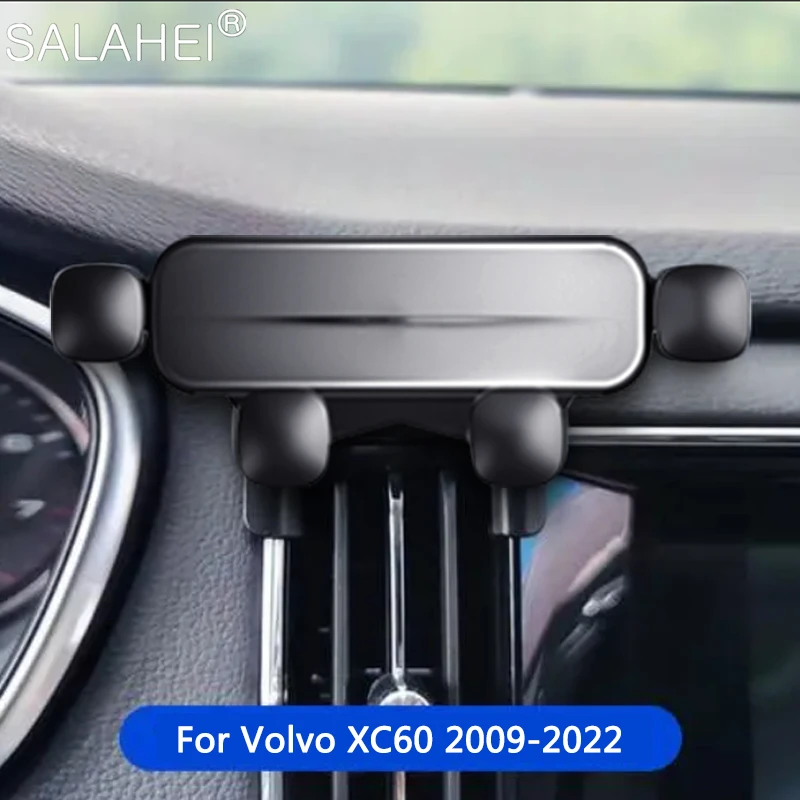 

Car Mobile Phone Holder Air Outlet Gravity Rotatable Stand GPS Bracket Support For Volvo XC60 2009-2022 Auto Interior Accessory