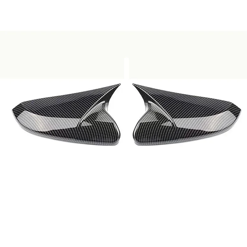 Side Rearview Mirror Caps Black Wing Mirror Cover Fit For Honda Civic 10th 2016 2017 2018