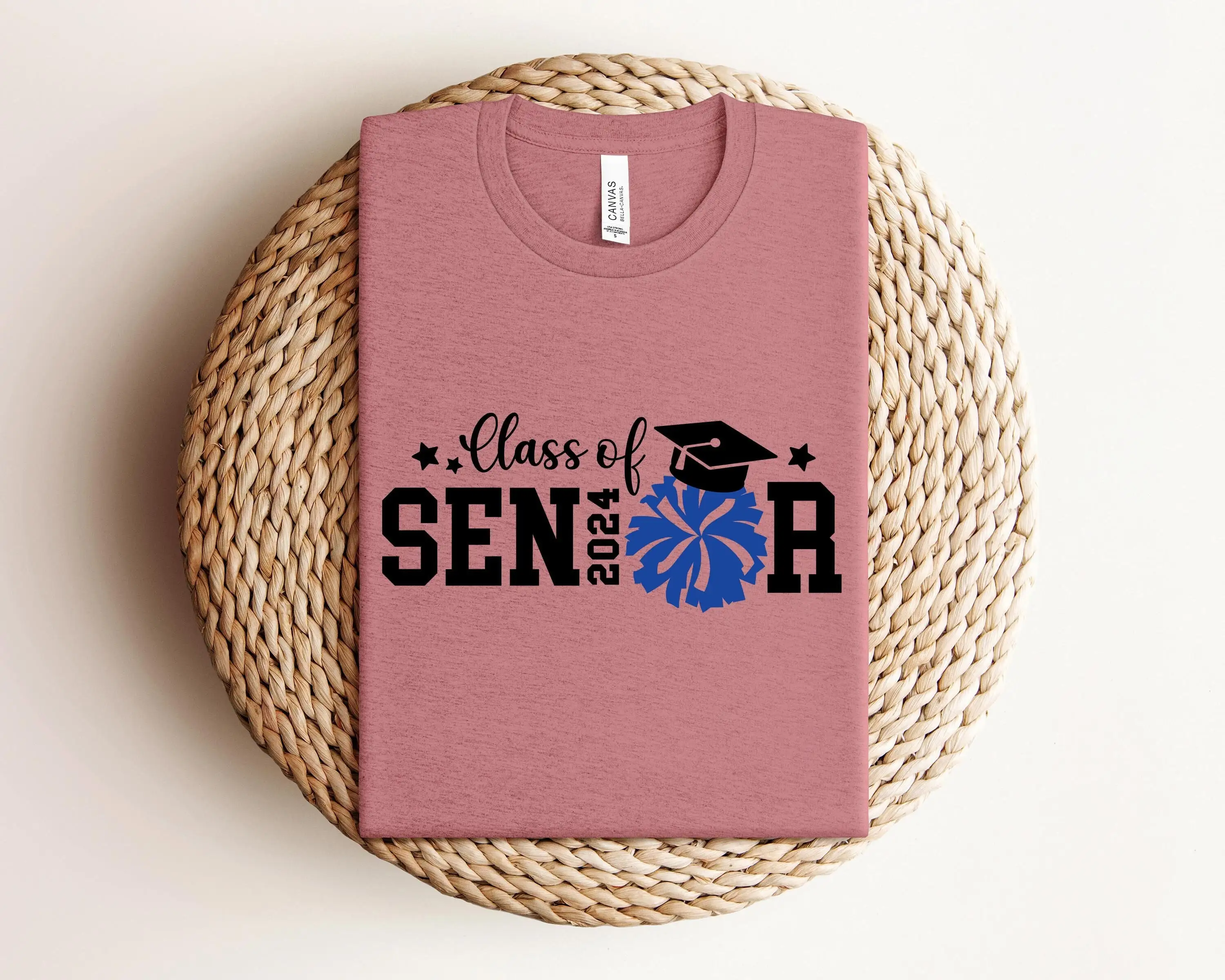 Cheer Senior 2024 T Shirt Graduation Idea High School