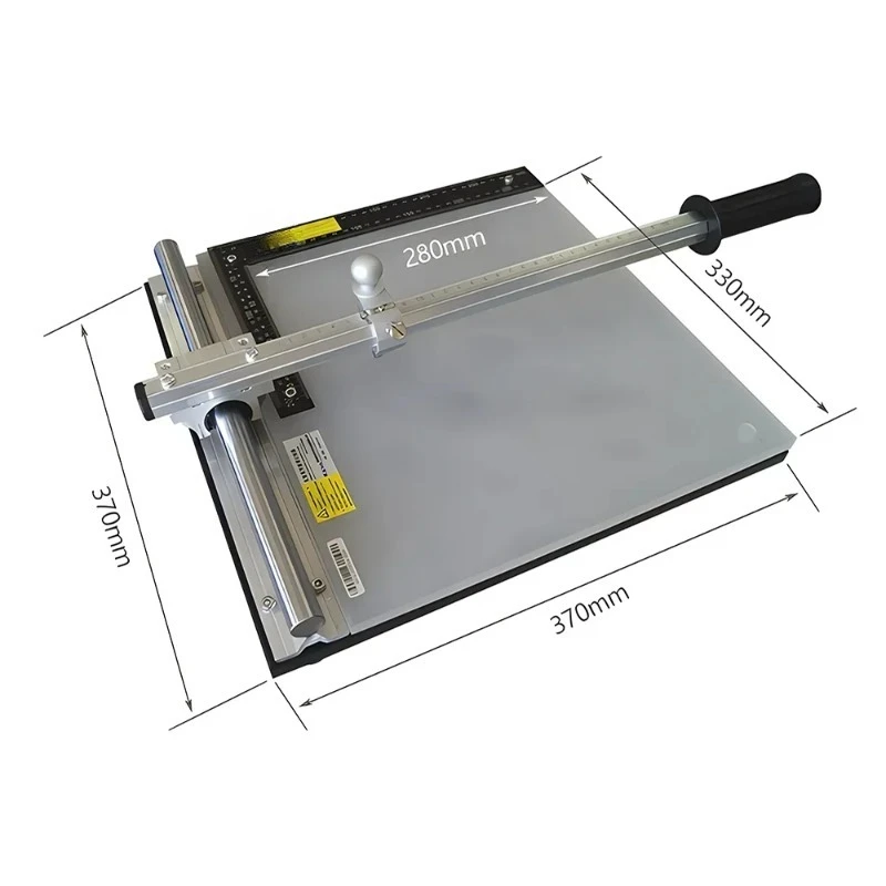 Laboratory Use Glass Cutter ITO Glass Based Silica Gel Board High Precision Manual Cutting Machine 28x33CM KV-C-370Plus BC