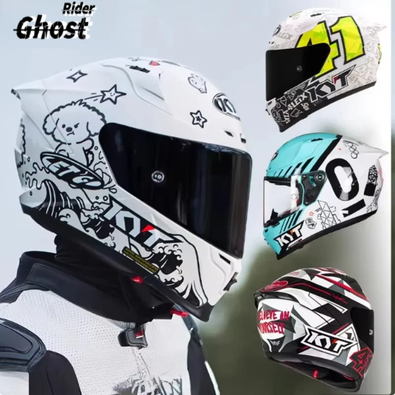 DOT ECE Certified Men's Motorcycle Helmet Full Face Four Seasons Universal Dual Lens Winter Riding Helmet ABS Material Commuting