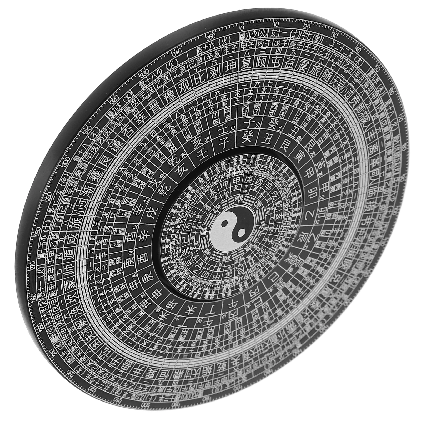 

Chinese Feng Shui Compass Small Metal Alloy Bagua Design Decorative Home Temple Use Chinese Feng Shui Symbol Bagua Ruler