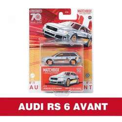 Originele Mattel Matchbox Auto Verzamelaars 70 Jaar Speciale Editie 2002 Audi Rs 6 Avant Voertuig Model Speelgoed Voor Jongens Verjaardagscadeau
