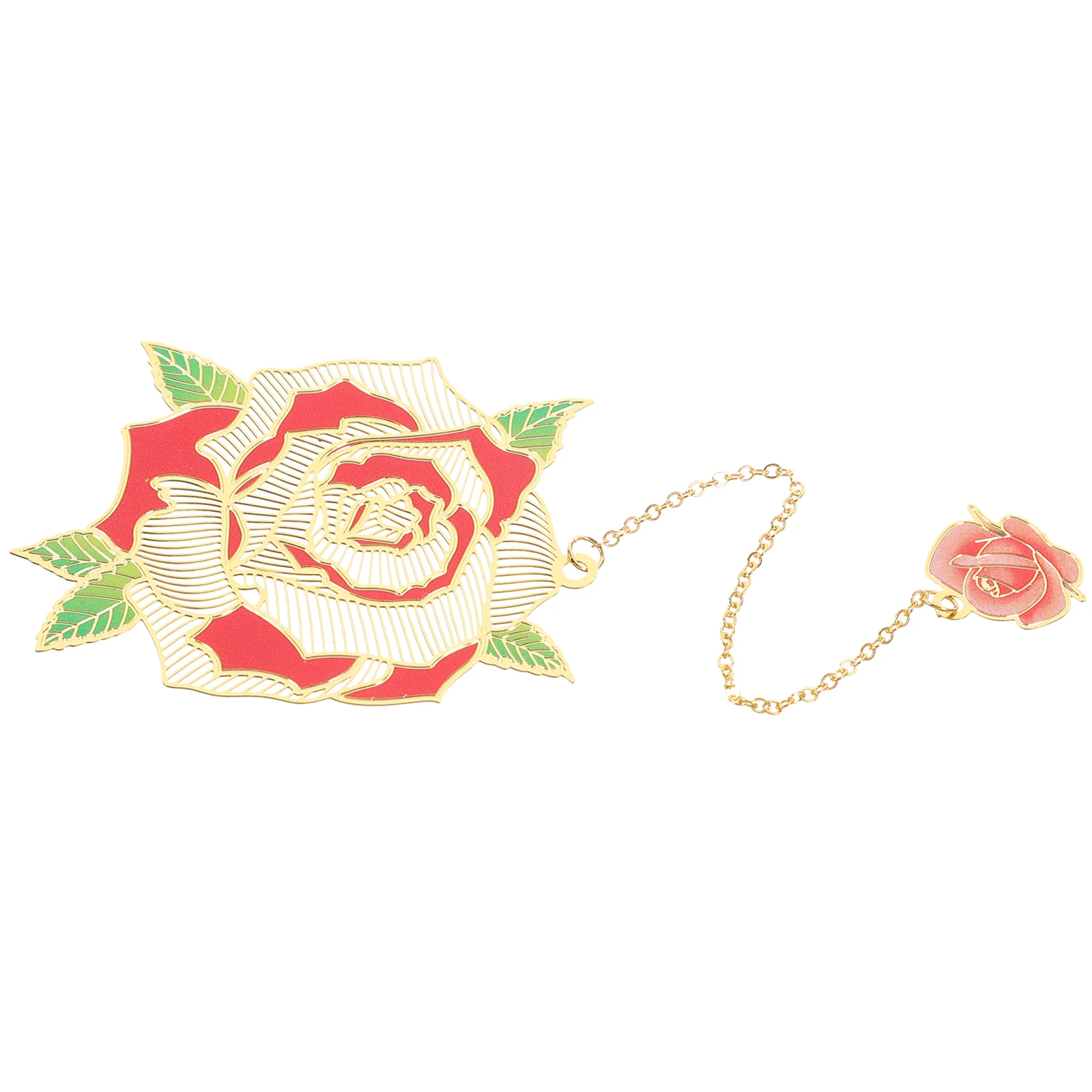 

Retro Bookmark Cute Bookmarks Women Ornament Decoration Gift Charm Brass Decorative Student