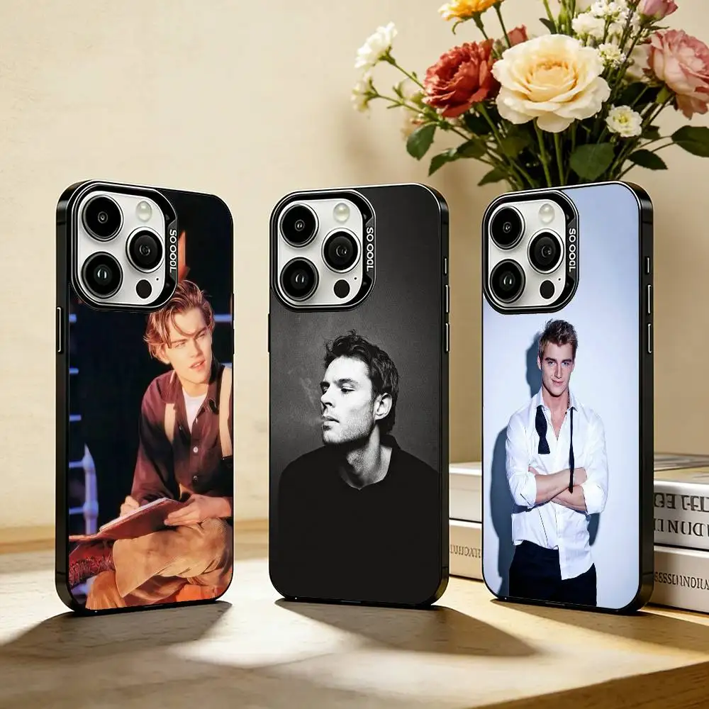 

Leonardo DiCaprio Phone Case For IPhone 16 17 15 14 12 13 Pro Max Black Color Shockproof Cover KEY