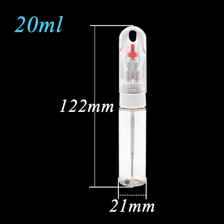 Empty 20ml 2-in-1 Refillable Repair Refinish Auto Car Scratch Remover Paint Bottle Touch up Paint Bottles Touch up Paint Pen