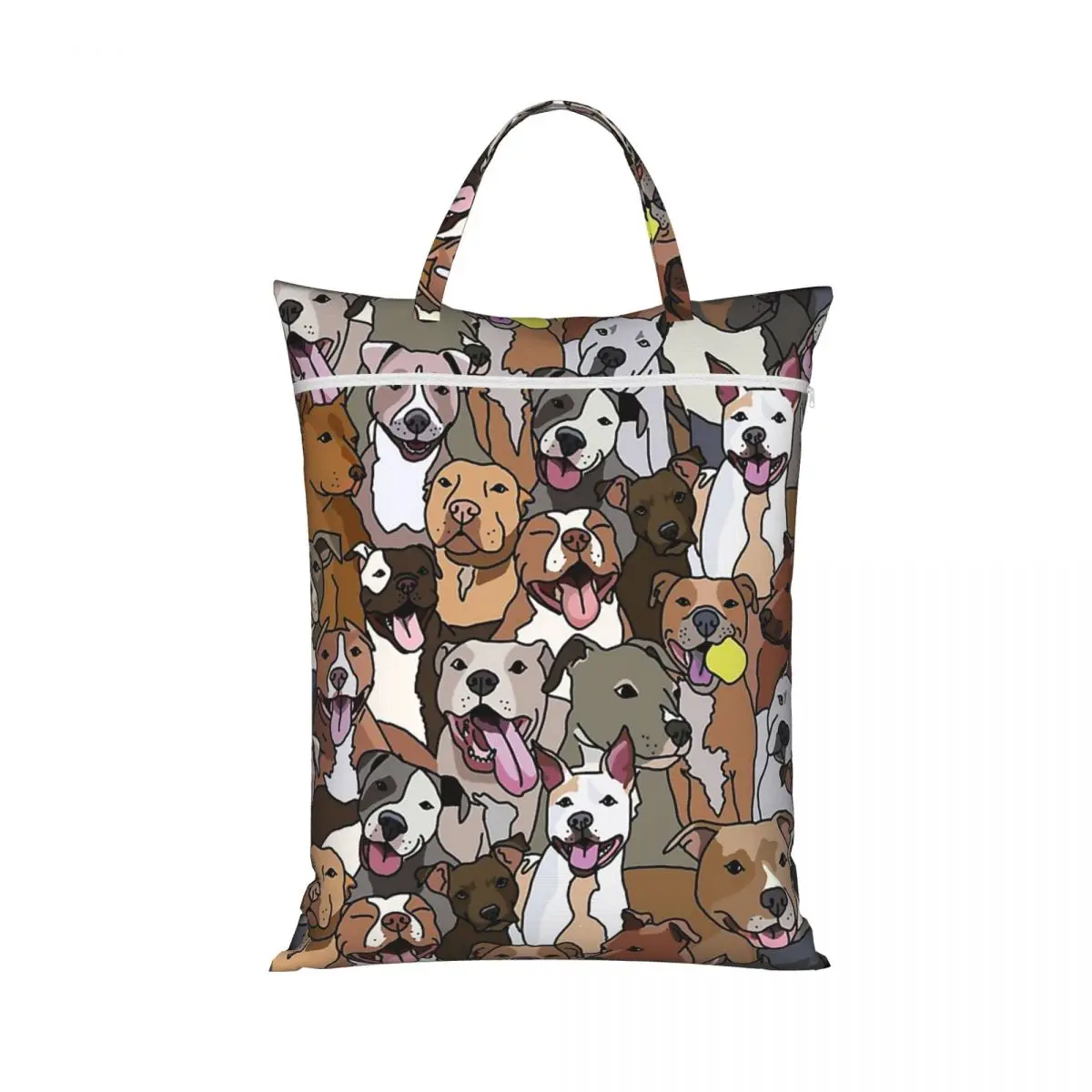 Pitbull Dog Pattern All The Mutts Laundry Collector Pitbull Folding Laundry Basket Home Organizer Washing Basket Home Organizer