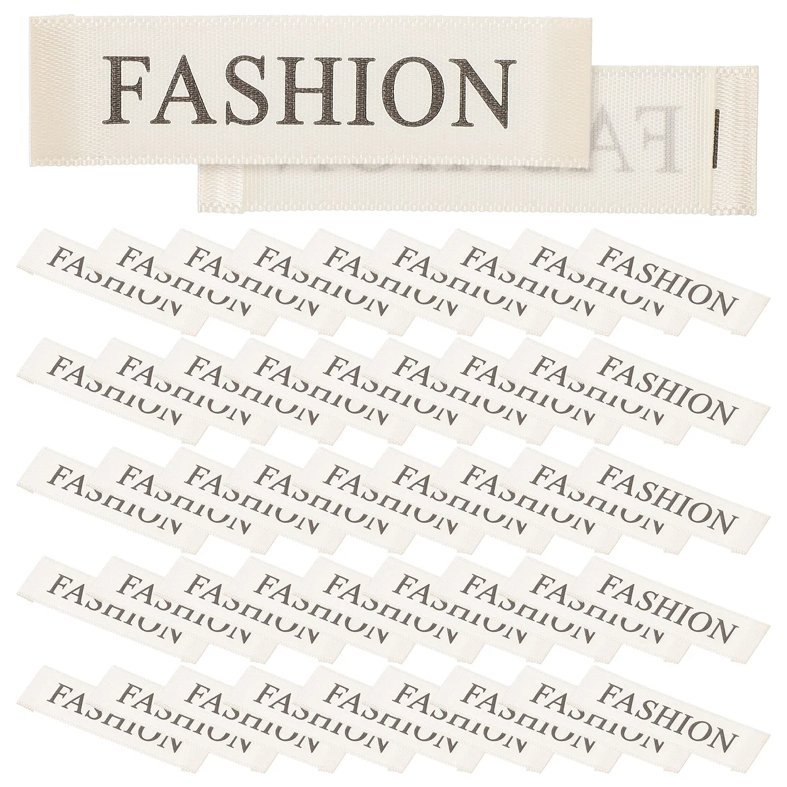 

100Pcs Clothing Labels DIY Embroidered Sewing Tags for Garments Hats Bags Crafts Fashion Sewing Essentials Clothing Labels