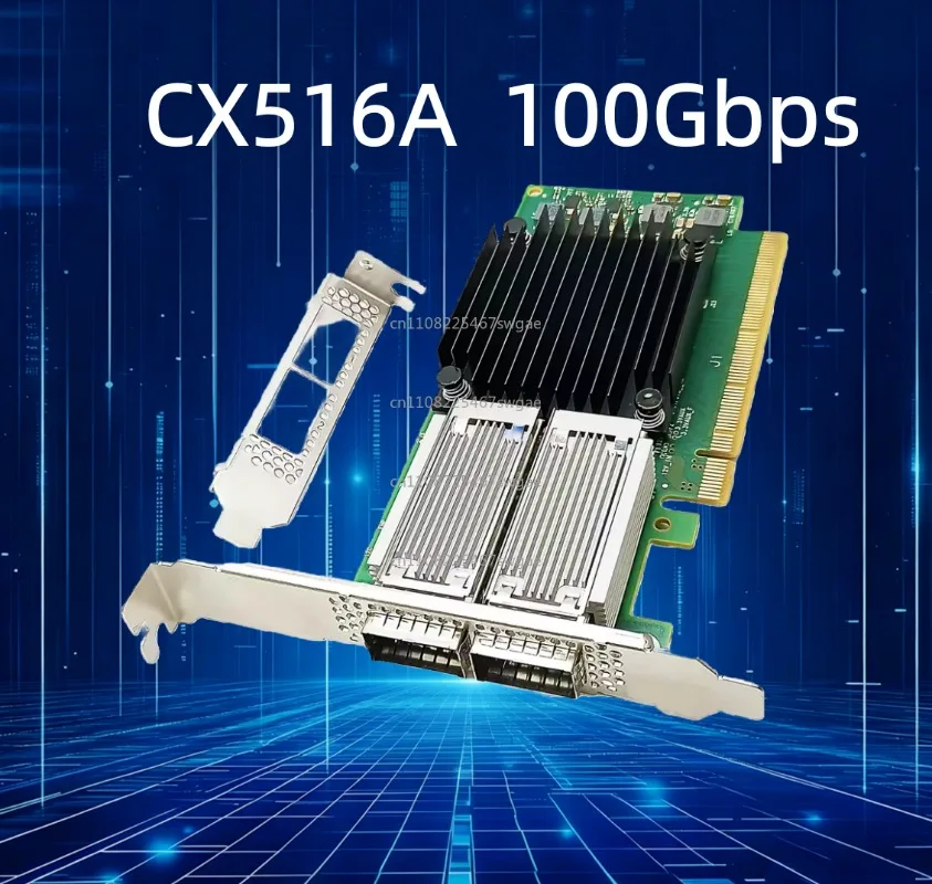 Port Qsfp28 Pcie4.0X16 Brand New Mcx516A-Cdat Connectx-5 En 100Gbe Cx516A Dual