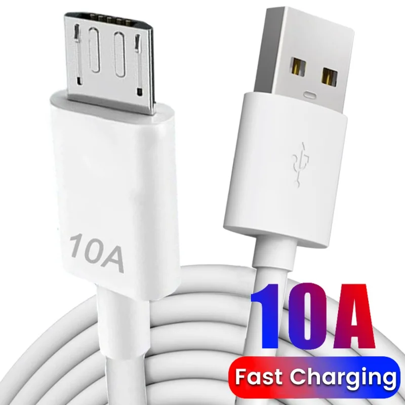 10A Fast Charging Wire Micro USB Mobile Phone Cable Charger Cord for Andriod Xiaomi Redmi Mouse PS4 Micro USB Data Line 1/1.5/2M