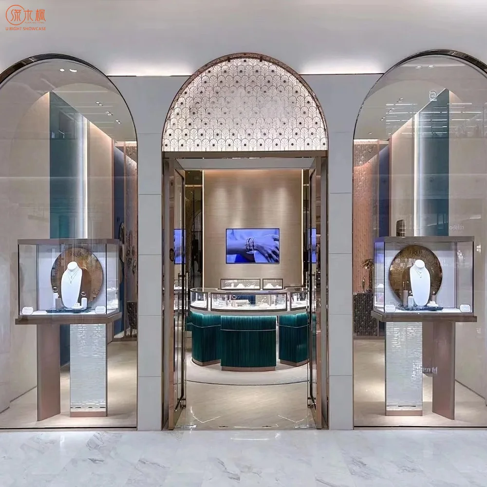 Latest Custom Made Jewelry Display Cases Original Design Luxury Jewelry Showcase Suppliers