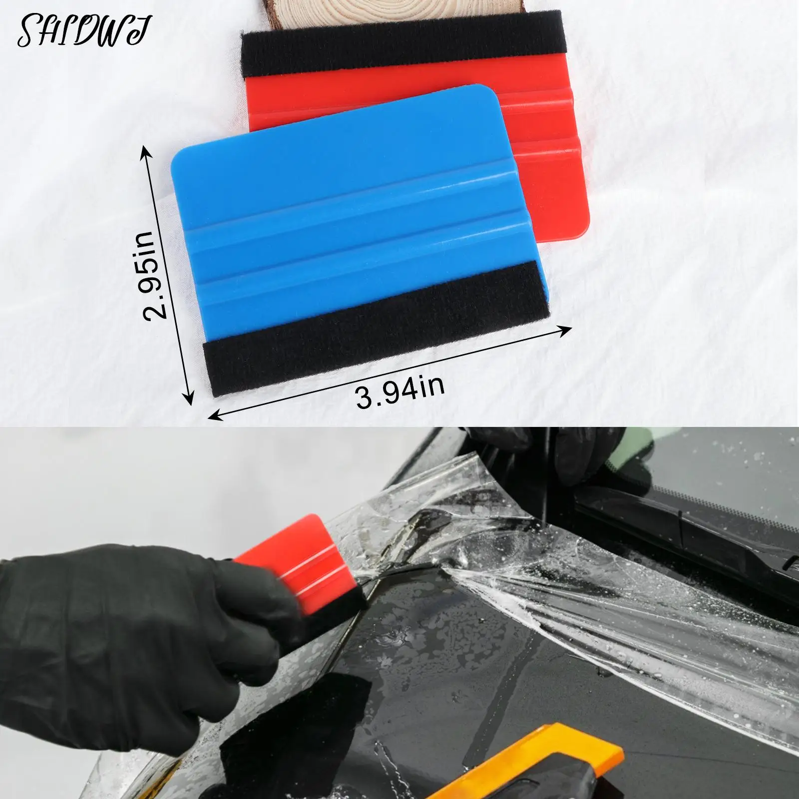 Car Film Wrap Tool Kit Squeegee Set Vinyl Scraper Cutter for Vehicle Window Tint Car Accessories Wrapping Tools Vinyl Spatula