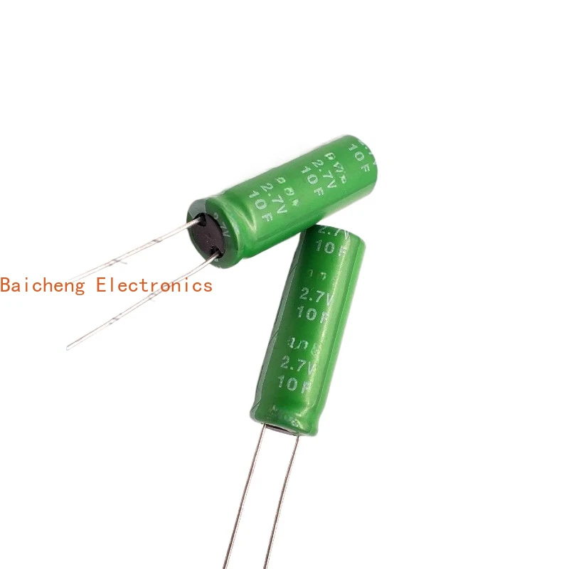 10PCS 2.7V10F 10.0F 2.7VDIY model airplane capacitor toy capacitor