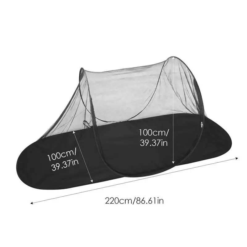 Folding Portable Mosquito Net for Trips Mesh Tent Extended Anti-fly Mesh Outdoor New Camping Mosquito Net Tent 220x100x100cm