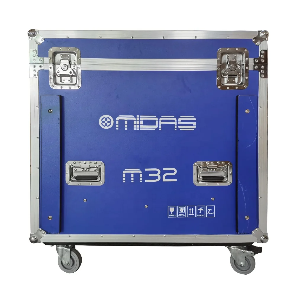 Customized Flight Case For Midas M32-Live Digital Mixer Normal Version Flight Case With Wheels & Handles