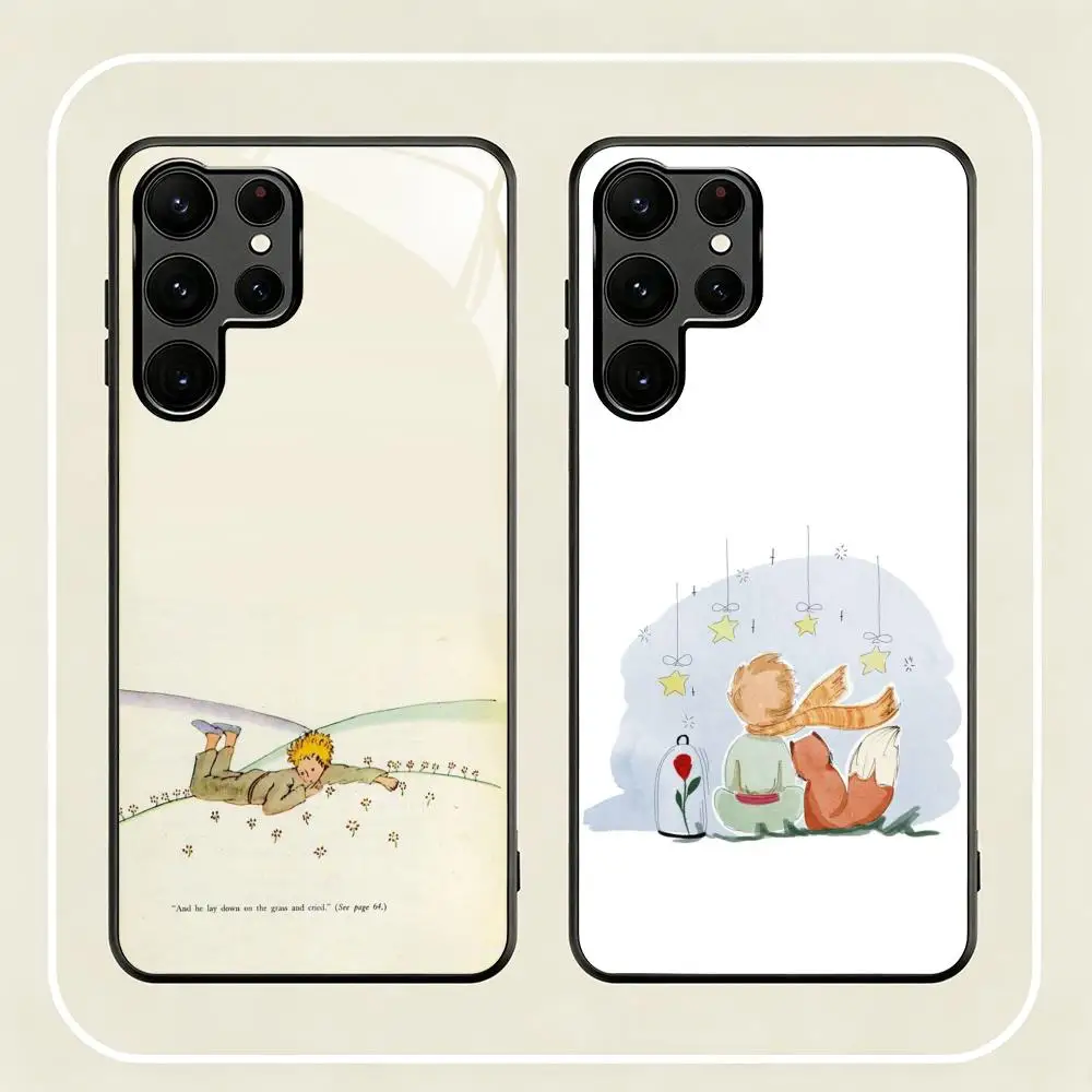Hot Anime The Little Prince Phone Case For Samsung S26 S25 S24 S23 S22 S21 S20 Plus Ultra Note20 Glass Magnetic Case view 3