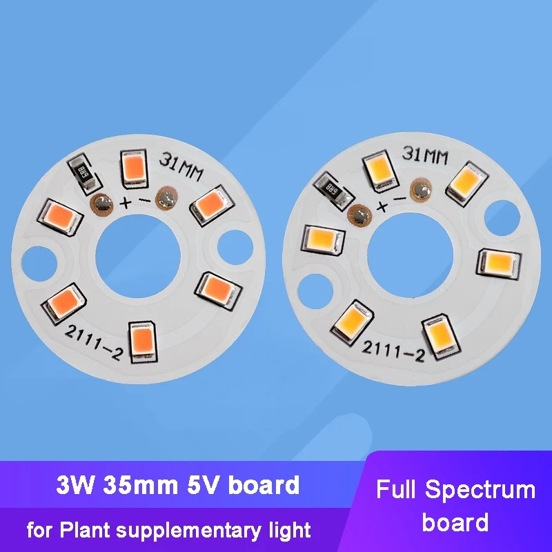 Źródło światła LED o pełnym spektrum 5 V do oświetlenia wzrostu roślin