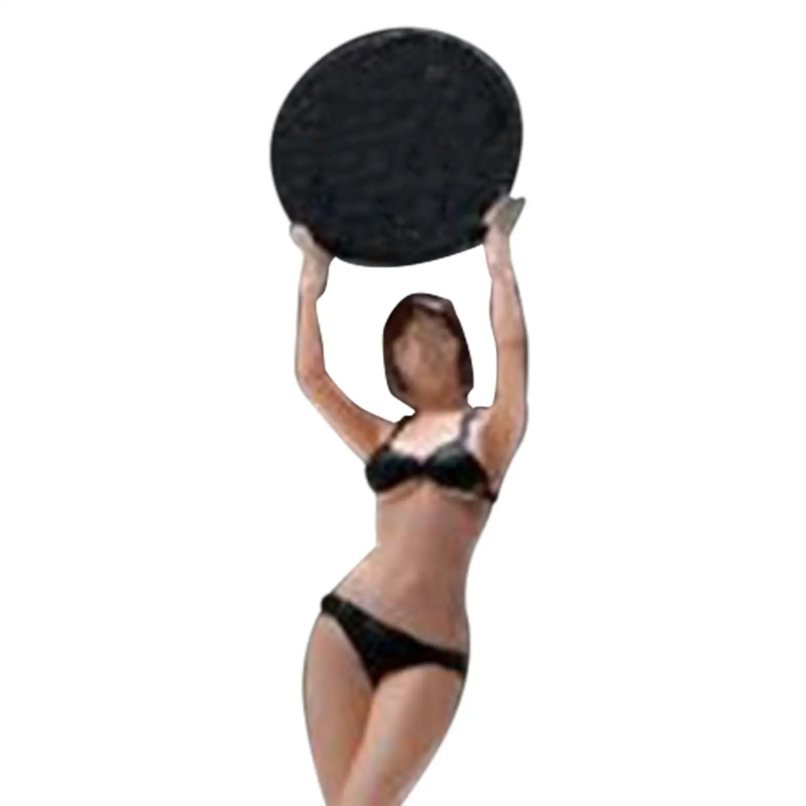 Realistic 1/64 Scale Models Figurine Miniature People Model Ornament for Miniature Scene Dollhouse Sand Table Layout Decoration