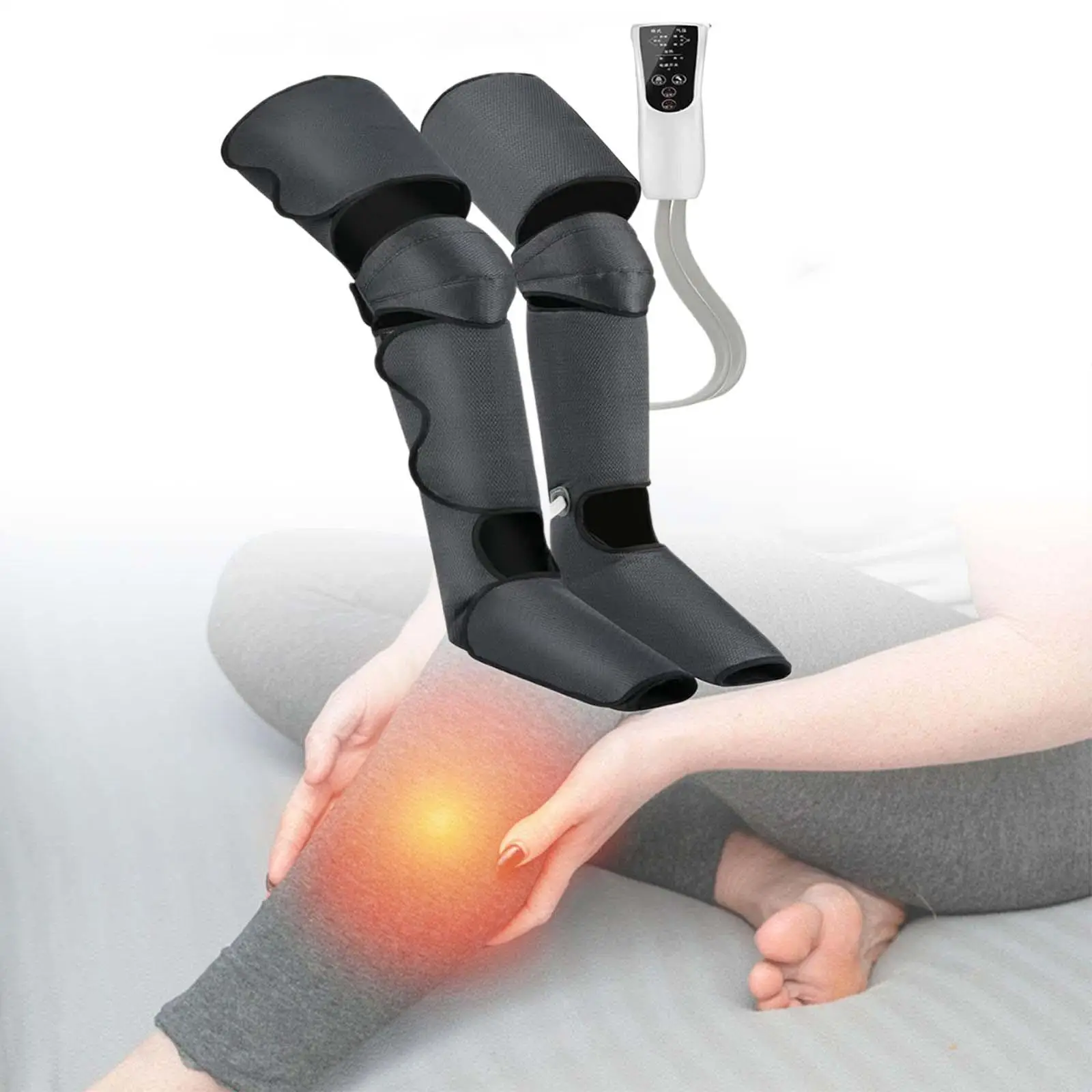 

Leg Massager for Circulation for Men Women Air Compression for Leg Knee Foot