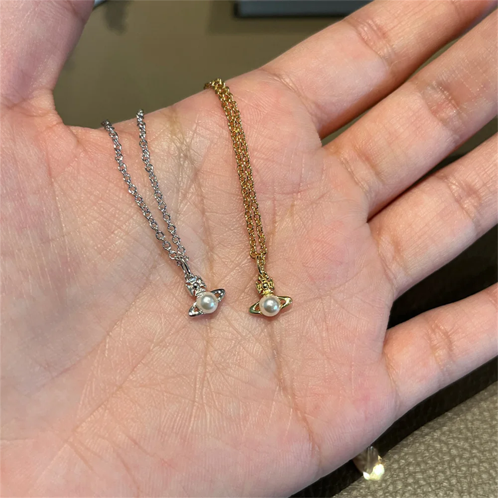 

Корейское минималистское ожерелье — одинарный мини-жемчуг, изящный многослойный воротник