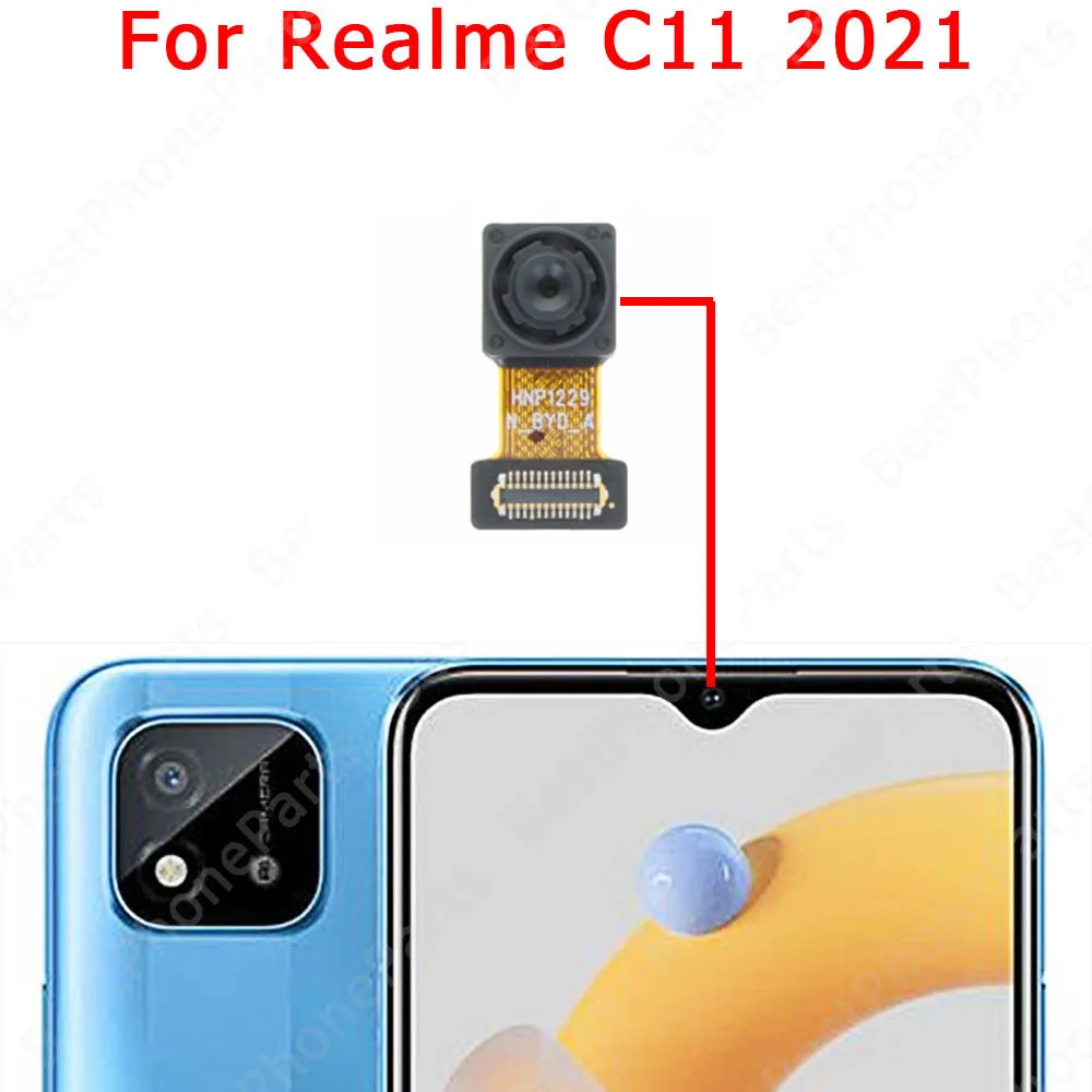 Front Rear Camera Module For Realme C3 C11 2021 C21 C21Y C25Y C30 C31 C35 Facing Selfie Back View Camera Flex Cable