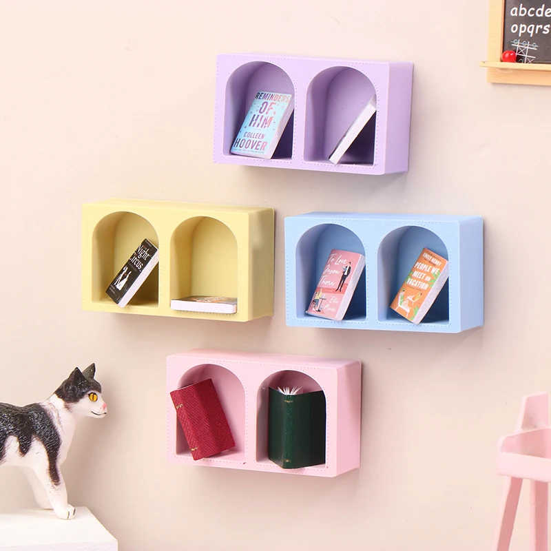 Szafka ścienna do domku dla lalek 1/12, szafka do przechowywania, regał, model domu, mini meble, dekoracja, akcesoria dla lalek, dekoracja mikro-sceny