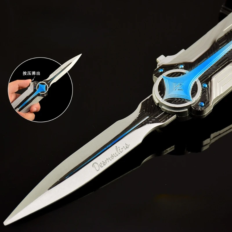 Modelos periféricos de juego Delta Force de 28cm/11 pulgadas, adornos artesanales de Metal, versión emergente de North Star, colecciones de exhibición de escritorio para niños