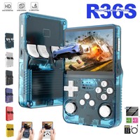 R36s Game Console Linux System 3.5 inch Retro Handheld Video Games Consoles Built-in Classic Games 128G Portable Games Player