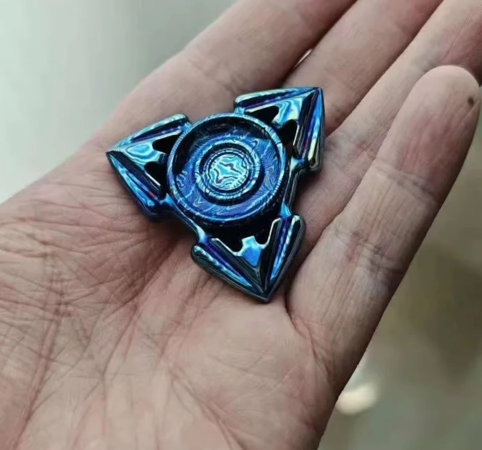 

Б/У EDC Qedc Timascus Trident Spinner, гироскоп на кончике пальца, декомпрессионные игрушки