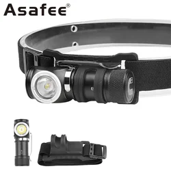 Asafee 6603 P8 LED 600LM headlight can be disassembled With magnetic pen holder at the bottom built-in battery Type-C Magnetic