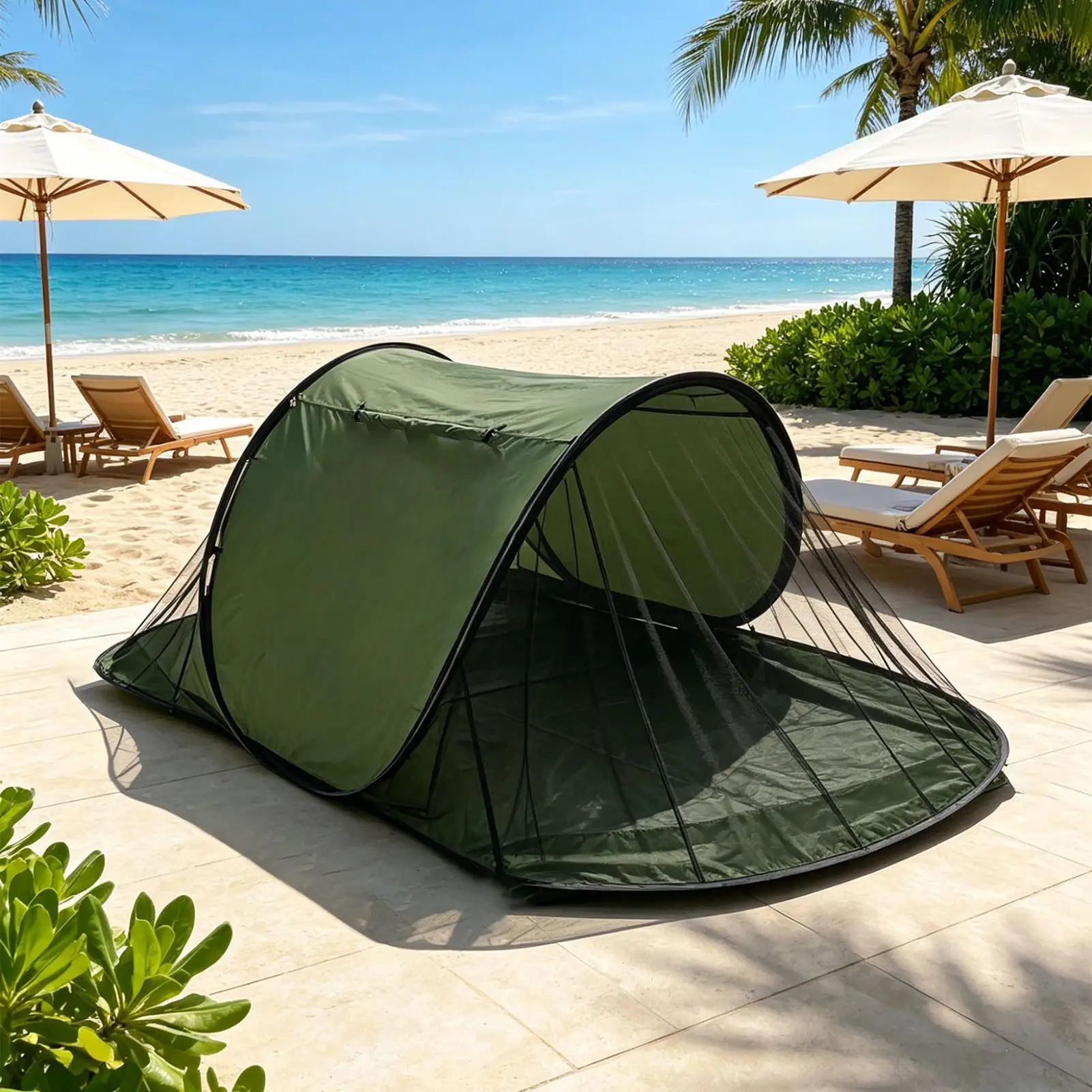 

Mesh Tent Folding Pop-Up Boat-Shaped Portable Camp And-thrown Outdoor Tent For Outside Outdoor Camping Picnic Beach Lawn Garden