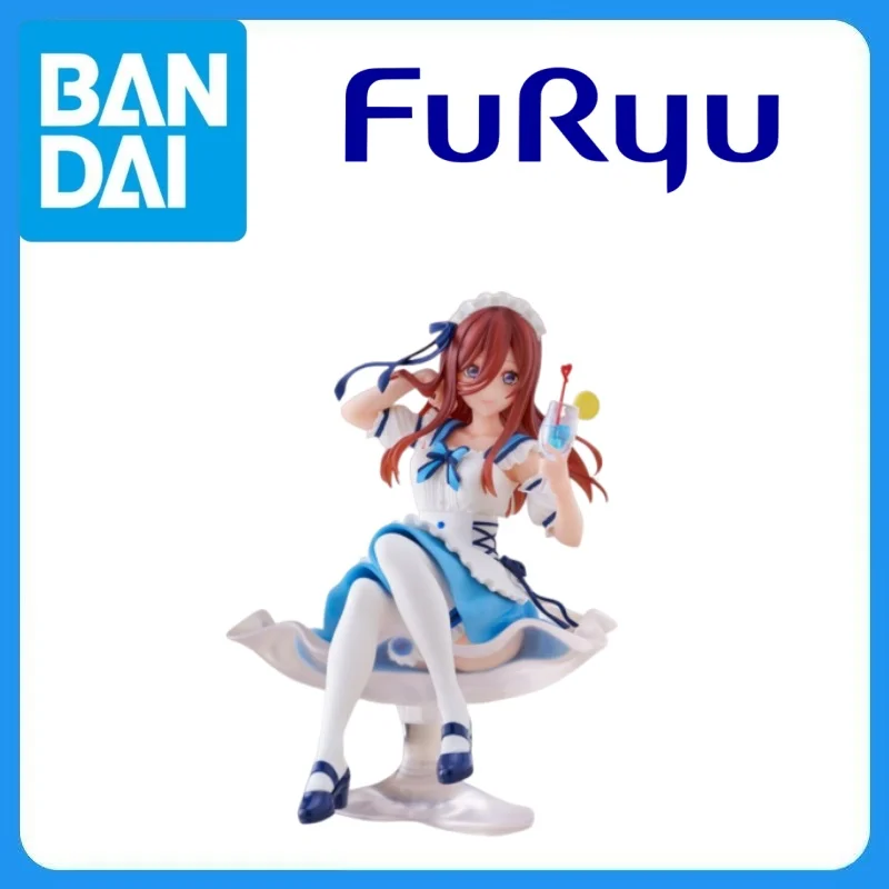 En stock – Figurine authentique FuRyu Eiga Gotoubun No Hanayome Nakano Miku Tenitol Tenitol – Figurine Anime à la mode – Modèle Garage Kit – Jouets