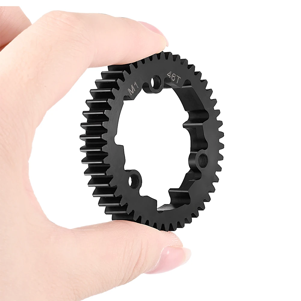 TRINOOD 46T 50T 51T 52T 54T Steel Spur Gear for Car 1/10 T-RAXXAS E-REVO 2.0 RC Car Model Upgrade Parts