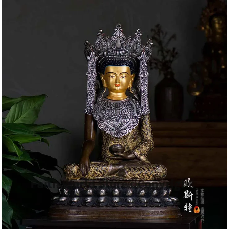 48CM large huge -GOOD figure of the Buddha -Tibet Lhasa Jokhang Temple Jue Buddha juewo Buddha statue--HOME ROOM GOD bless