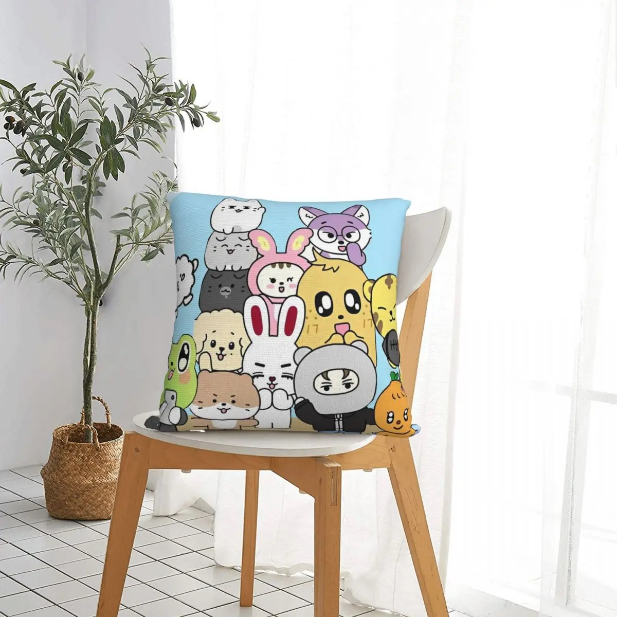 Seven-Teen South Korean Band Pillowcase Polyester Cushion Cover Decor K-KPOP Throw Pillow Case Cover Home Dropshipping 18'