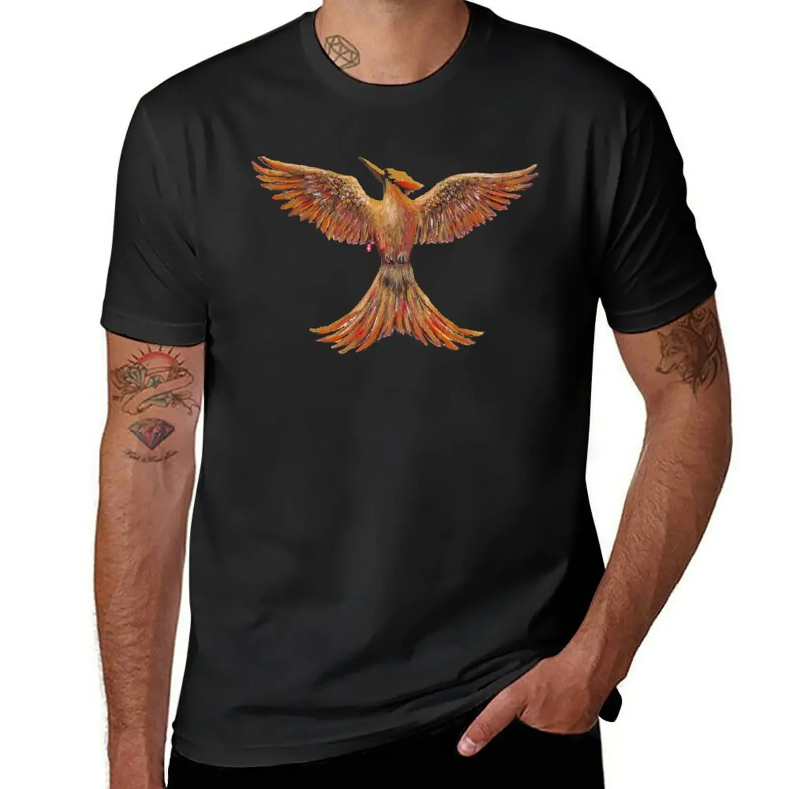 Mockingjay T-Shirt Aesthetic clothing plus size clothes sublime anime figures anime shirts men