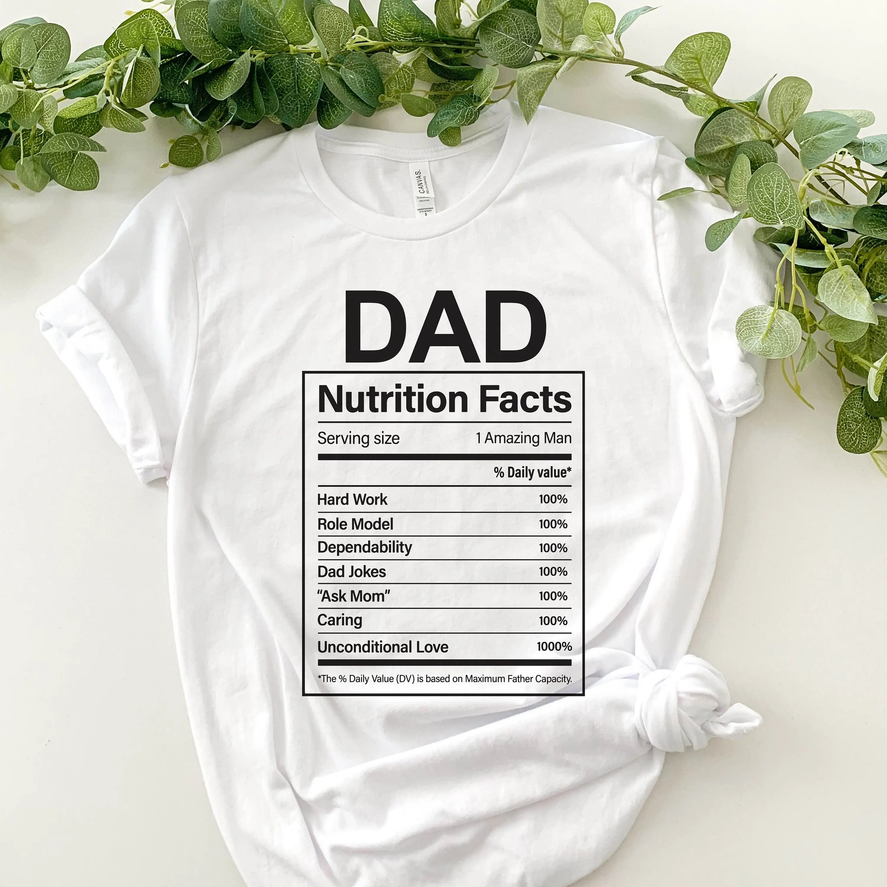 Dad Nutrition Facts T-Shirt Sommer Herren Trainingsanzug Brief bedruckt Kurzarm Pullover Top lässige Mode atmungsaktive Sportbekleidung
