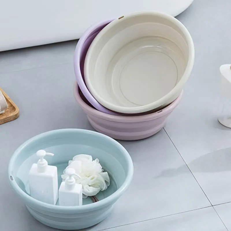 

Набор из 3 предметов: складной таз для мытья, портативный, для дома, общежития, путешествий, для мытья ног, пластиковый таз