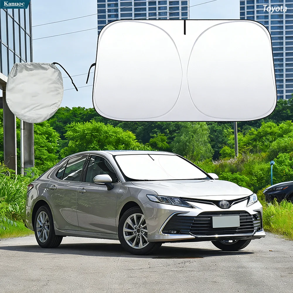 

Windshield Sun Shade For Toyota Camry XV70 2018-2023 Car Sunshade Sun Visor Protector Foldable Blocks UV Rays
