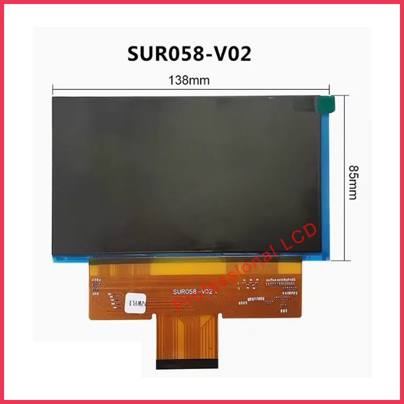 Original 5.8 Inch FPC-HX68-A V03 BH58NW SUR058-V02 M5W Projector XPE660 M2SW LCD Replacement 1280*1080