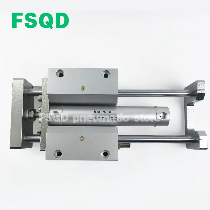 

MGGLB20-100 MGGLB25-100 FSQD Малый воздушный цилиндр с направляющей с пневматическими компонентами пневматических инструментов