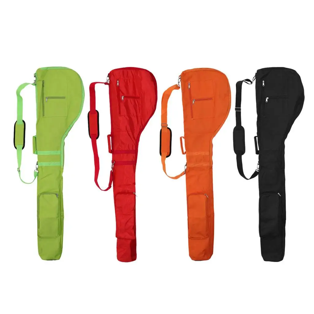 

Lightweight Golf Caddy Bag Stand Nylon Material Golf Club Travel Case with Pockets for Men’s Golf Tour