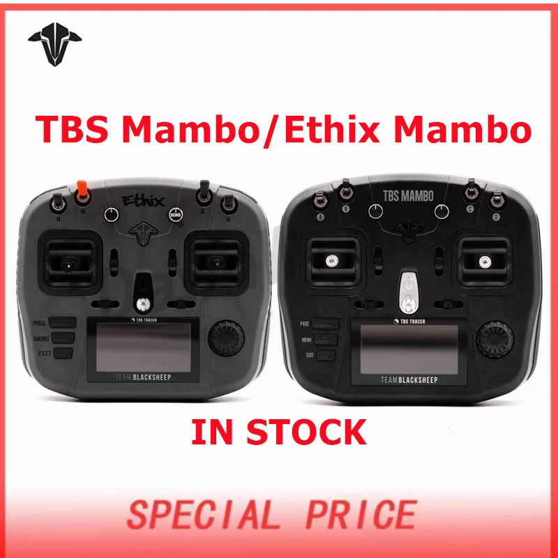 In stock TBS Ethix Mambo FPV RC Radio Drone Controller 2.4Ghz Long range remote control Hall Sensor Gimbals Transmitter