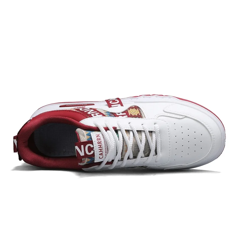 Mesh Lightweight Sneakers Elastic Band Platform Vulcanized Shoes Big Size Men’s Shoes Fashion Leather Casual Shoes For Men